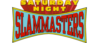 Saturday Night Slam Masters logo for Sega Genesis